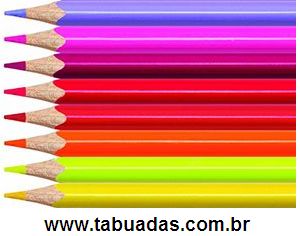 8 Lápis Colorido