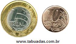 1 Real e 10 Centavos