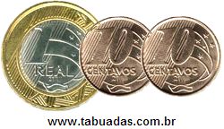 1 Real e 20 Centavos