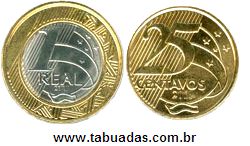 1 Real e 25 Centavos